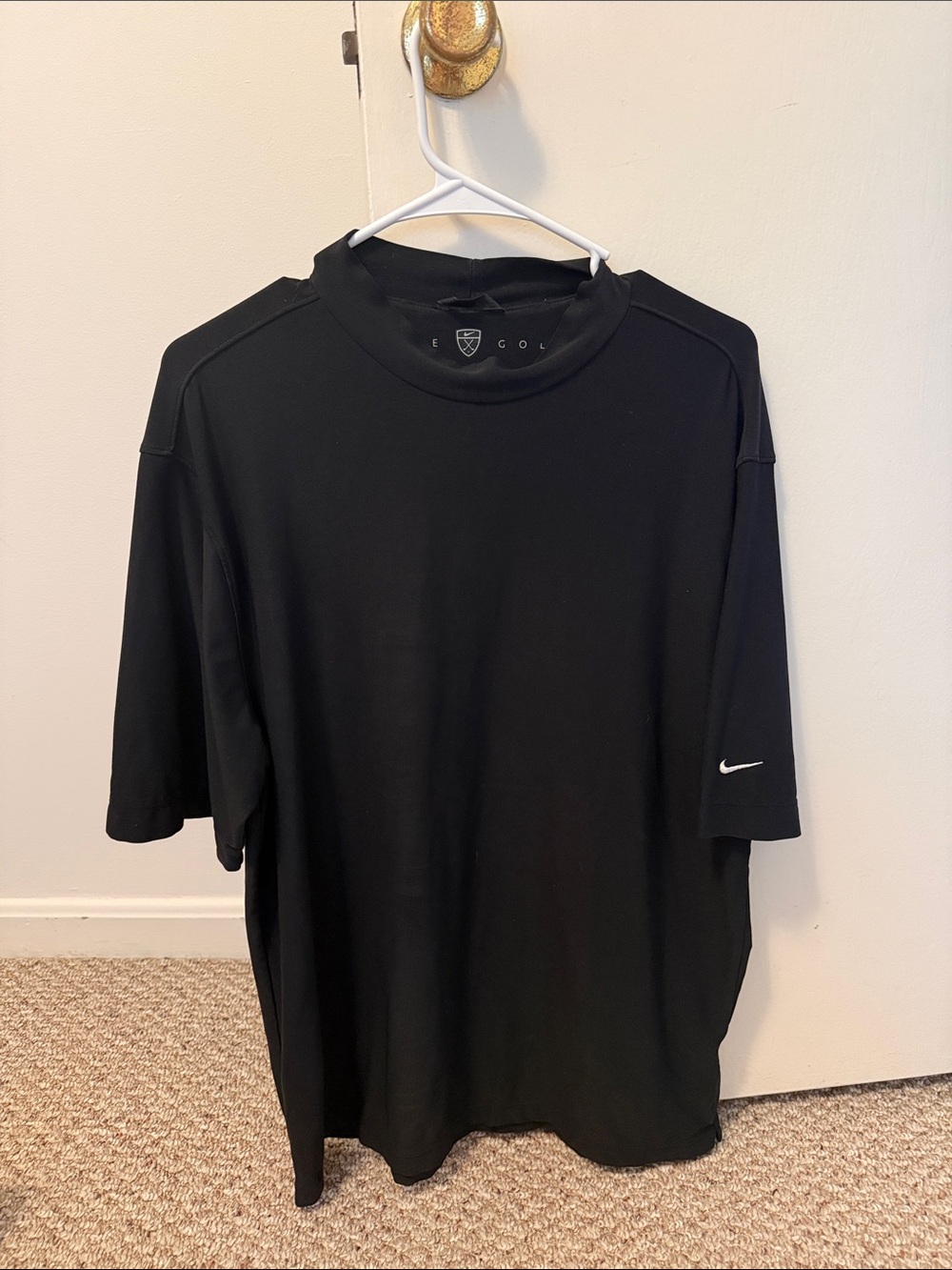 Nike Black Short-Sleeve Athletic Tee